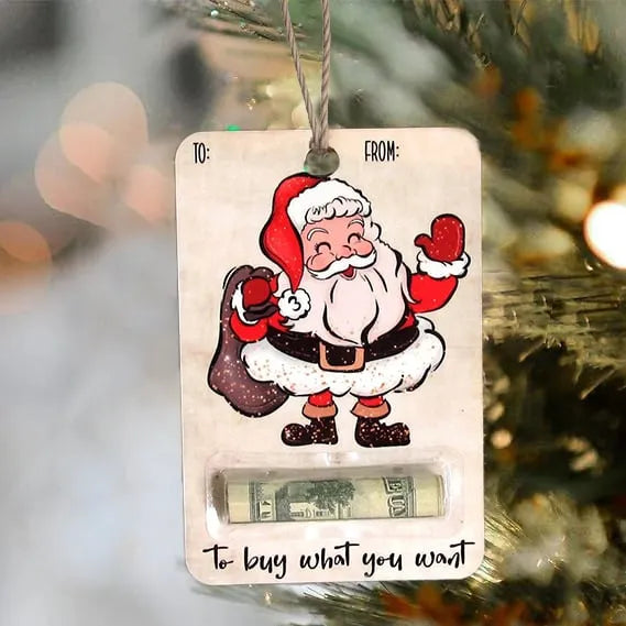 Porte-Billets en Bois Fait Main – Cadeaux Originaux pour Noël