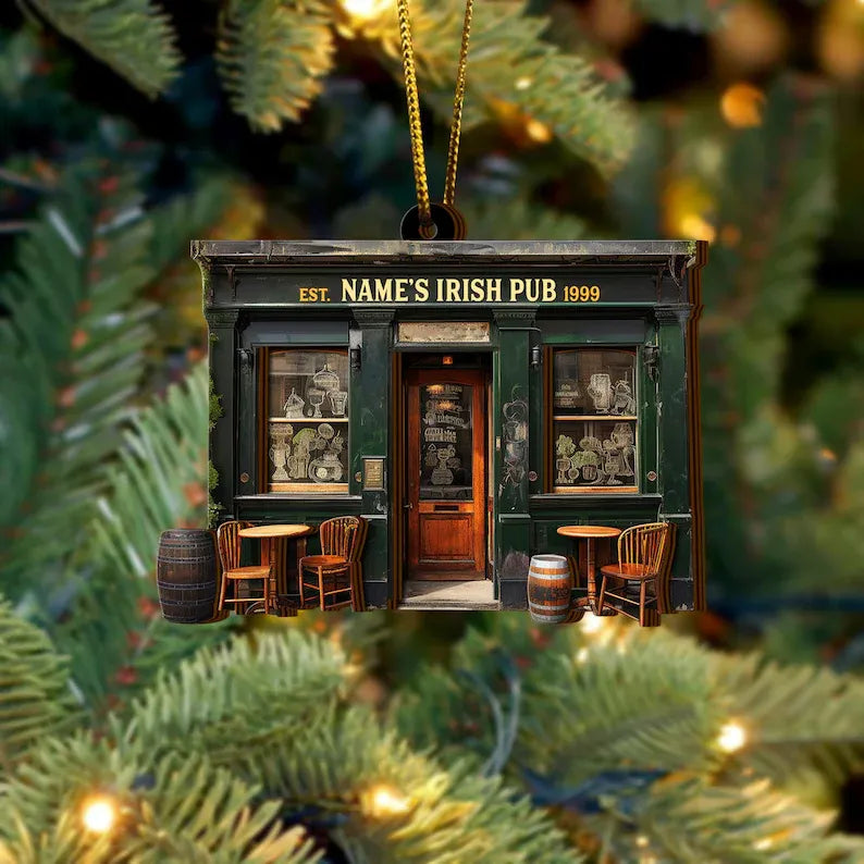 Ornement Pub Irlandais – L’âme chaleureuse des fêtes