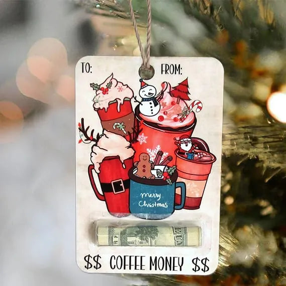 Porte-Billets en Bois Fait Main – Cadeaux Originaux pour Noël