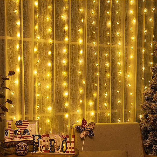 Rideaux de Lumières LED – Ambiance Féérique pour Votre Maison
