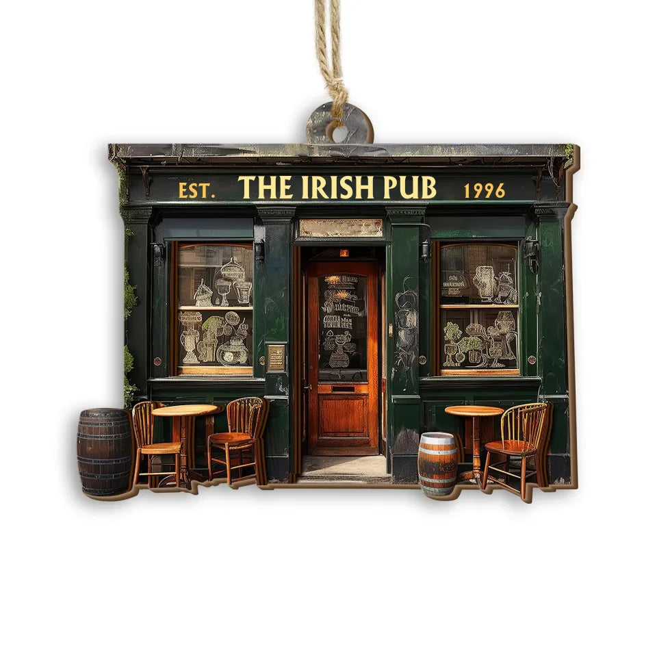 Ornement Pub Irlandais – L’âme chaleureuse des fêtes