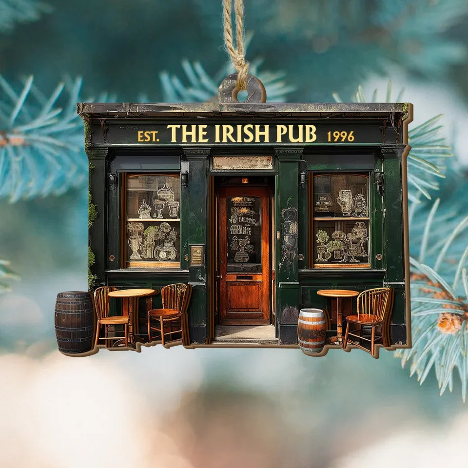Ornement Pub Irlandais – L’âme chaleureuse des fêtes
