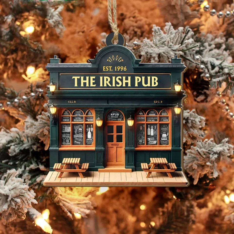 Ornement Pub Irlandais – L’âme chaleureuse des fêtes