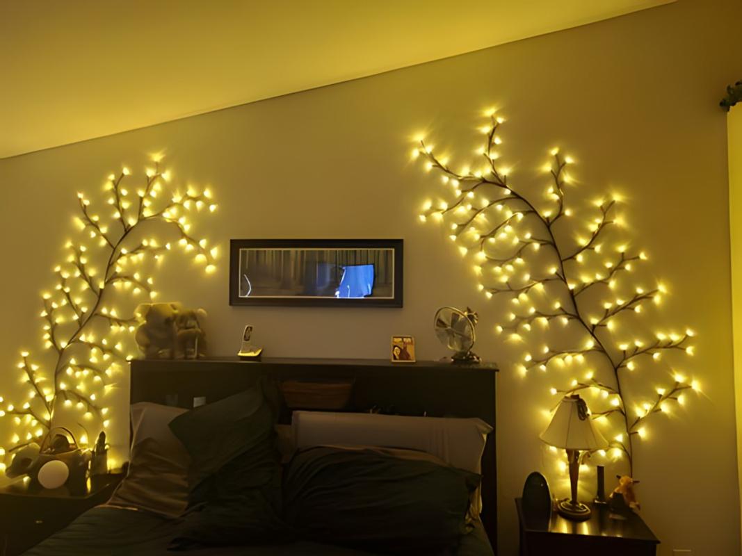 Liane de Saule Enchantée – Lumières Décoratives pour Intérieur