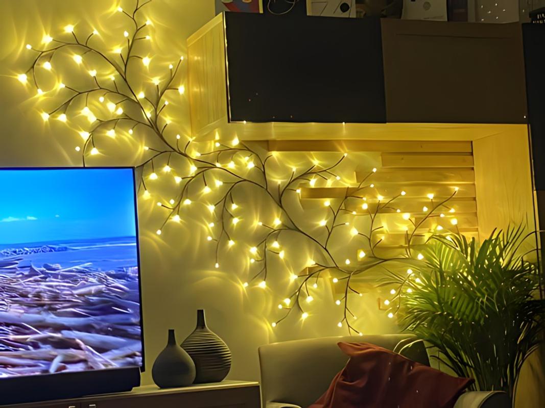 Liane de Saule Enchantée – Lumières Décoratives pour Intérieur