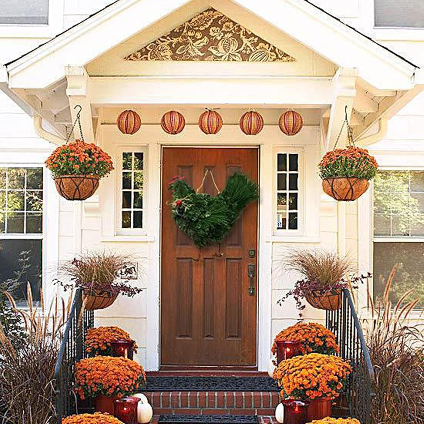Décoration de Porte - Coq de Noël