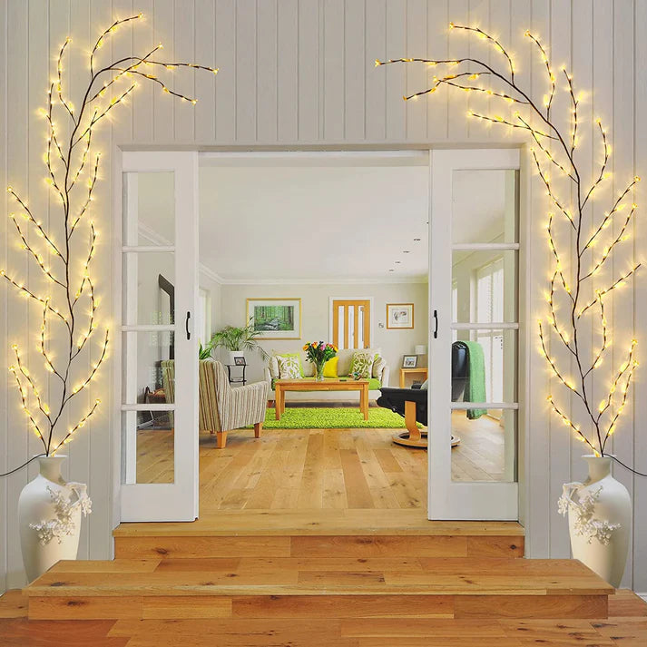 Liane de Saule Enchantée – Lumières Décoratives pour Intérieur
